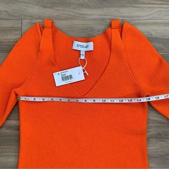 DEREK LAM 10 CROSBY Atlantis Tassel Mini Bodycon Dress - Picture 7 of 8